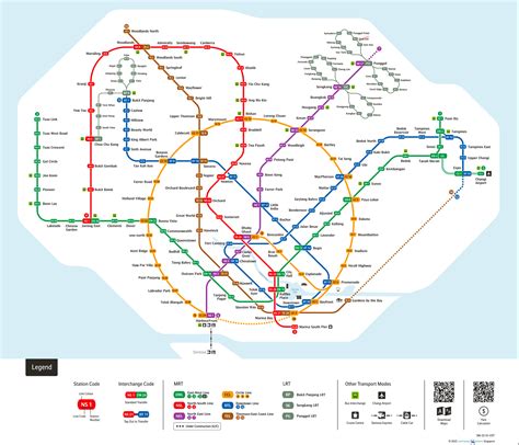 地鐵鐵路圖|MRT Map Singapore